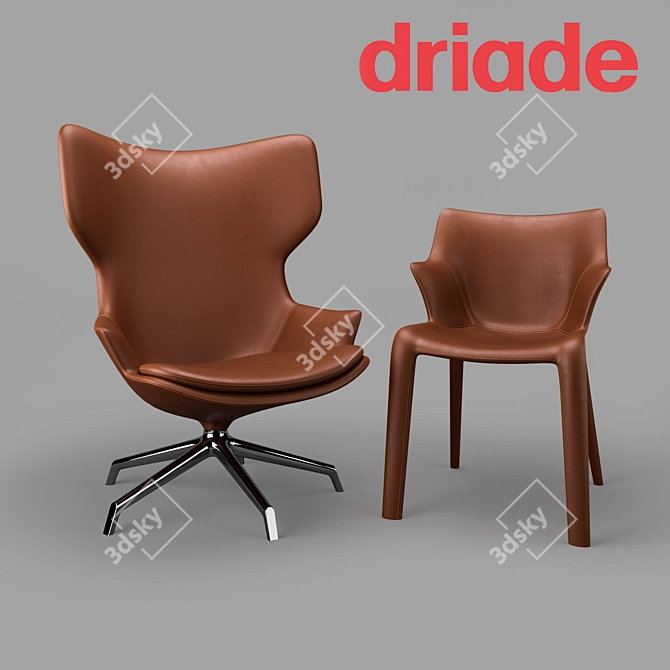 Driade Lou: Speak & Eat 3D model image 1