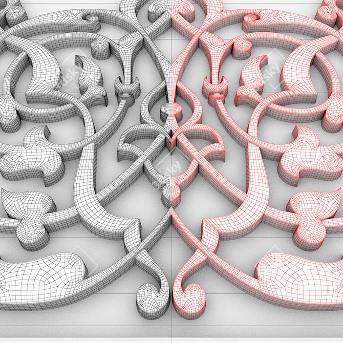 Arabesque Interior Design 3D model image 3