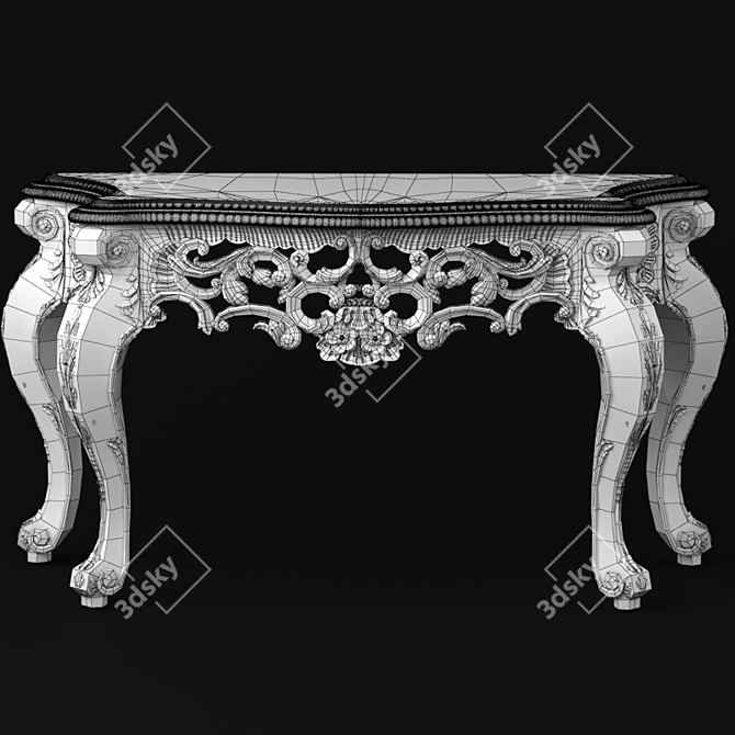 Elegant Console by Modenese Gastone 3D model image 2