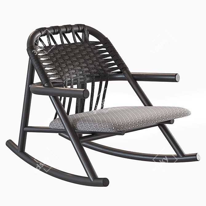 Elegant UNAM 19 Chair by Very Wood 3D model image 3