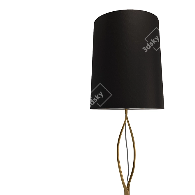 Modern Dash Floor Lamp 3D model image 2