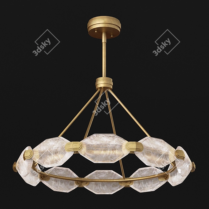 Elegant Allison Paladino Table Lamp 3D model image 2