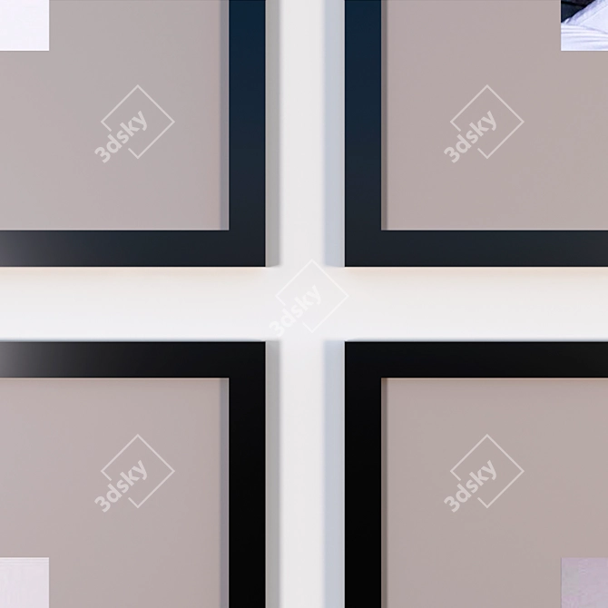 Title: Ikea LOMVIKEN Frame 32x32 3D model image 2