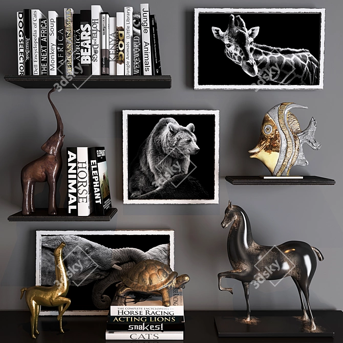 Exquisite Decor Set 23 3D model image 1