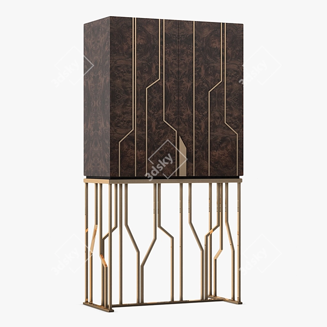 Sleek Ginza Bar: Modern and Stylish 3D model image 1