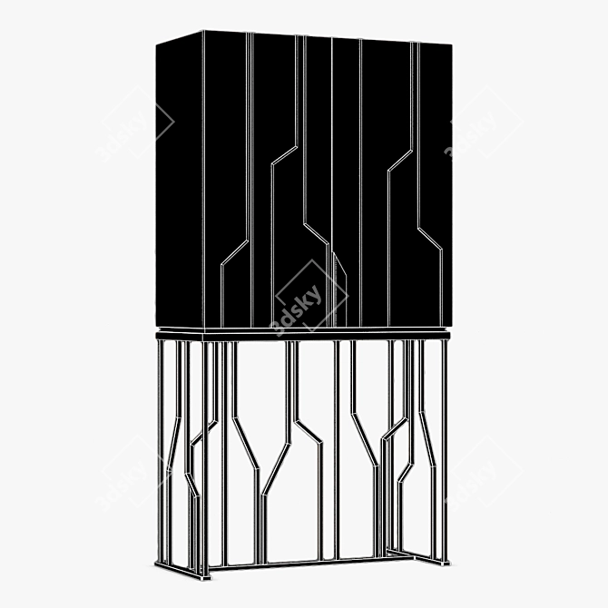 Sleek Ginza Bar: Modern and Stylish 3D model image 2