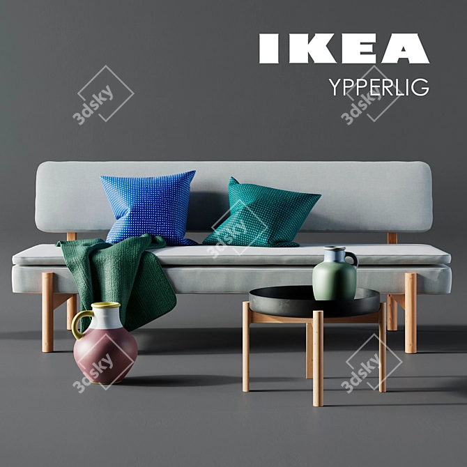 IKEA YPPERLIG Collection 3D model image 1