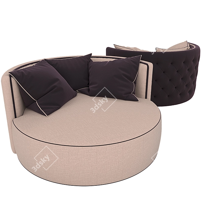 Modern Design OSCAR Chairs 3D model image 2
