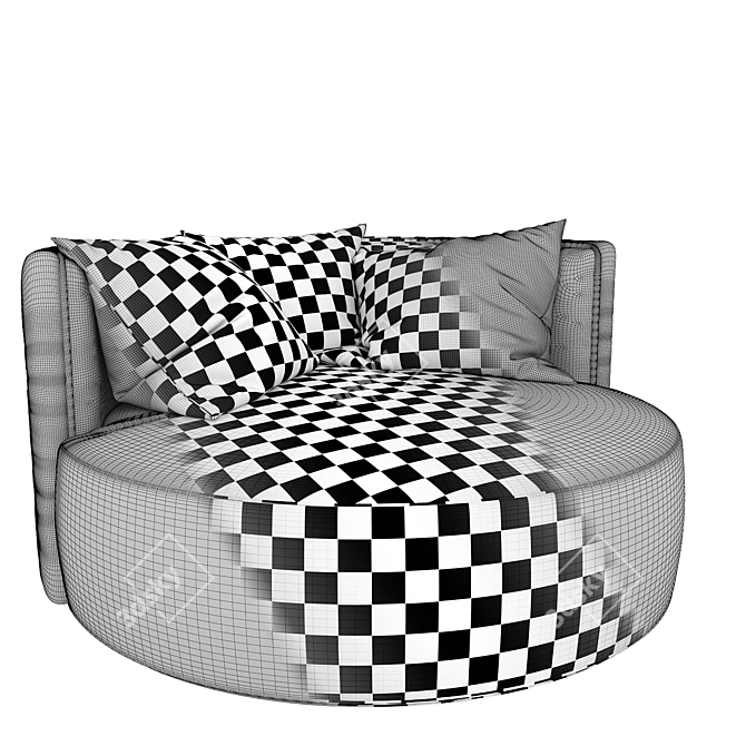 Modern Design OSCAR Chairs 3D model image 3