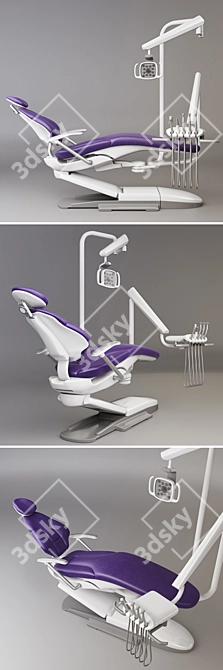 Luxury Dental Chair: A-dec 400 3D model image 2