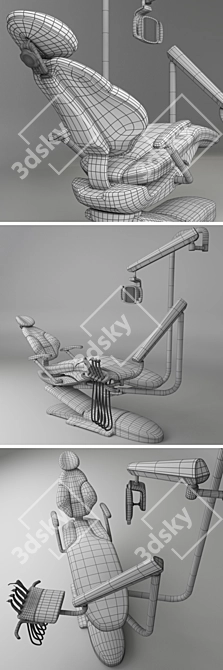 Luxury Dental Chair: A-dec 400 3D model image 3