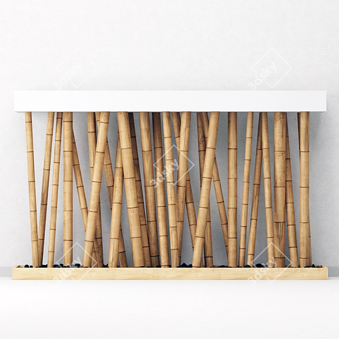 Bamboo Decor Set | №15 3D model image 2