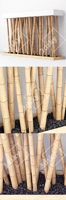 Bamboo Decor Set | №15 3D model image 3