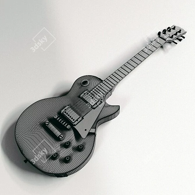 Gibson Les Paul 2017 HP Electric Guitar 3D model image 3