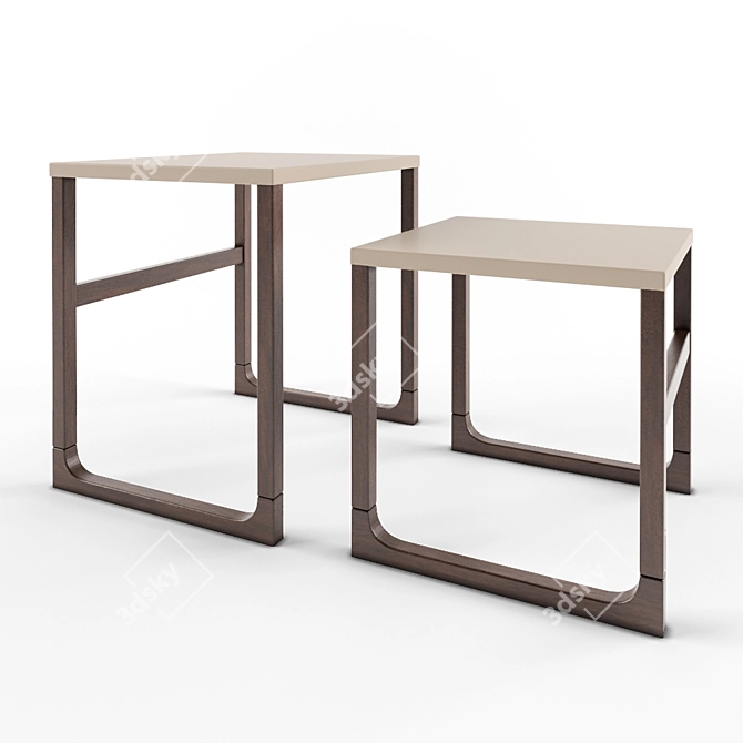 RISSNA: Set of 2 Tables 3D model image 1