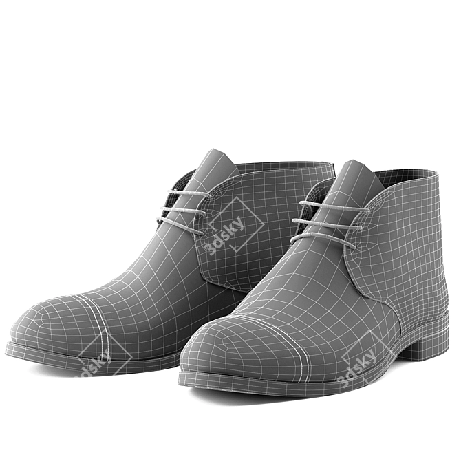 PolyGod Shoes - Low Poly 3D model image 3