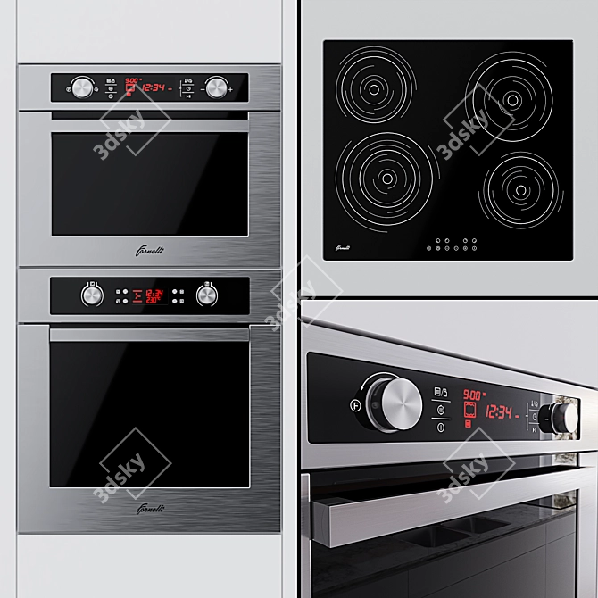 BELCANTO IX FEA 60 Oven 3D model image 1
