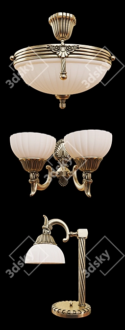 Elegant Afrodita Light: Illuminate Your Space 3D model image 2
