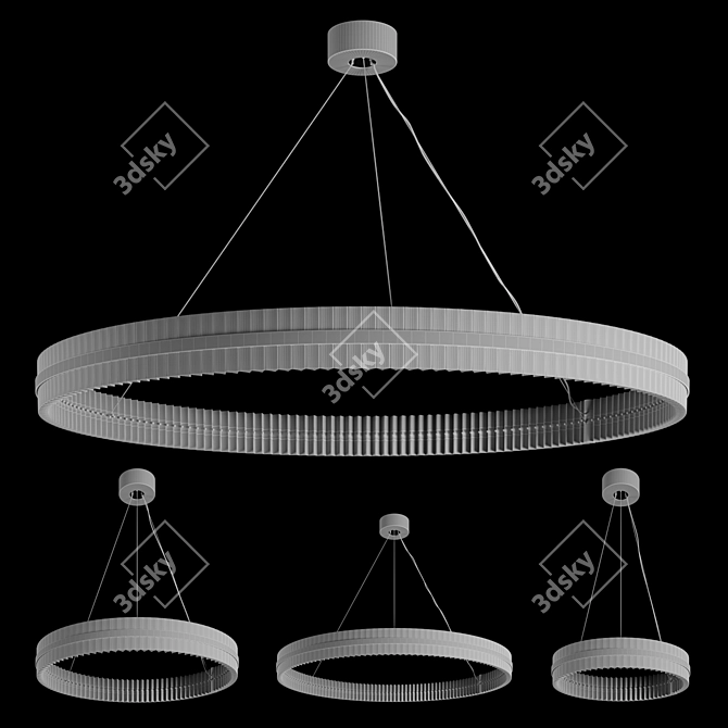 Baroncelli Saturno Pendant 3D model image 3