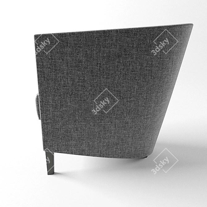 Comfort Lounge Armchair 3D model image 2