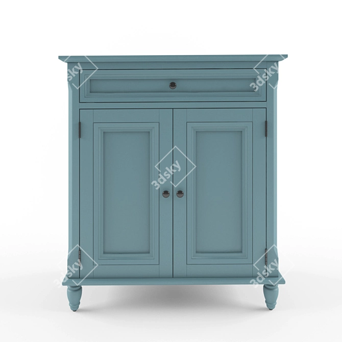 Darby Home Co Durgan Accent Cabinet: Elegant Storage Solution 3D model image 1