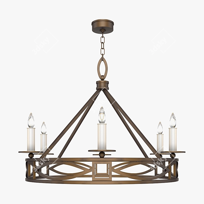 Cienfuegos 887640: Elegant Fine Art Lamp 3D model image 1