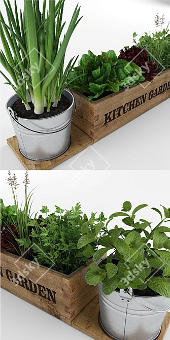 Fresh Greens Grow Kit 3D model image 2