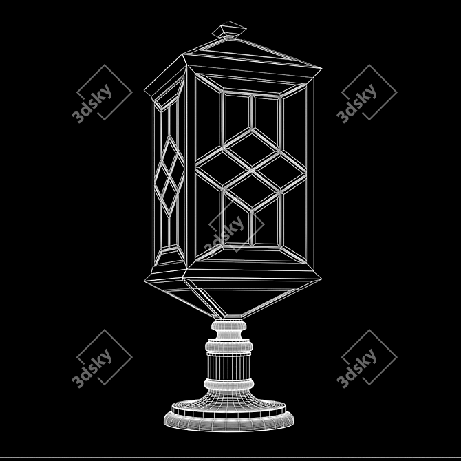 Title: Elegant Fine Art Lamps 3D model image 2