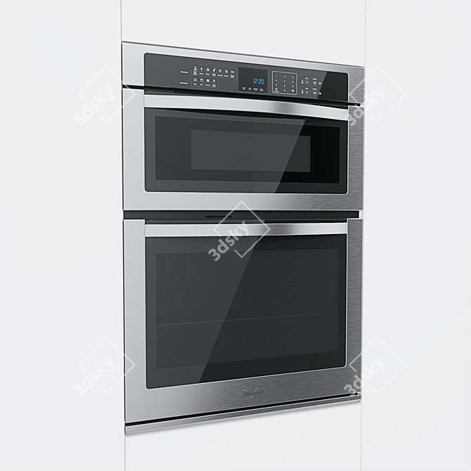 Whirlpool Combo Oven: WOC54EC7AS 3D model image 2