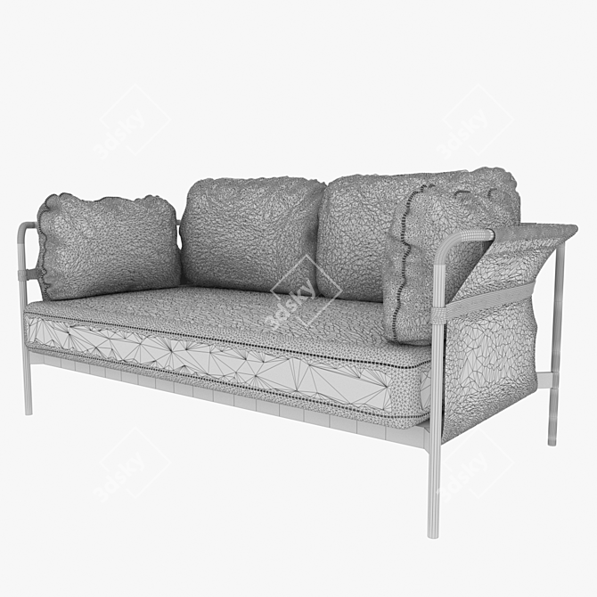 Modern Stylish Hay Can Sofa 3D model image 3