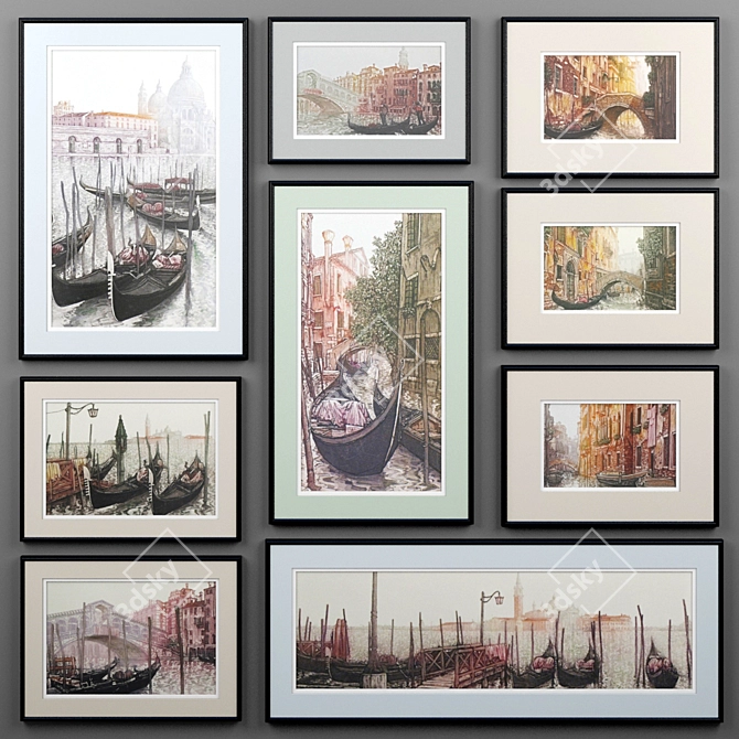 Venetian Masterpieces: Ugo Baracco Collection 3D model image 1