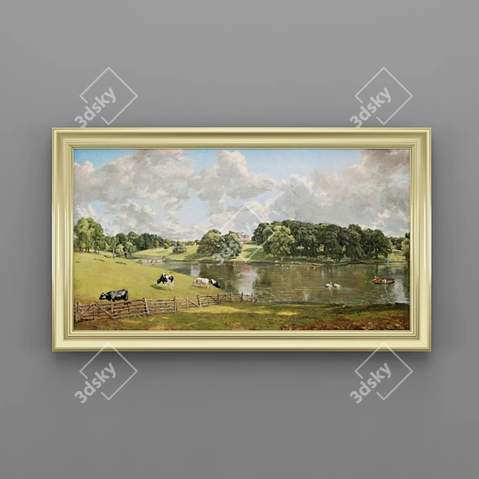 Art Gallery Collection: Set of Paintings 3D model image 3