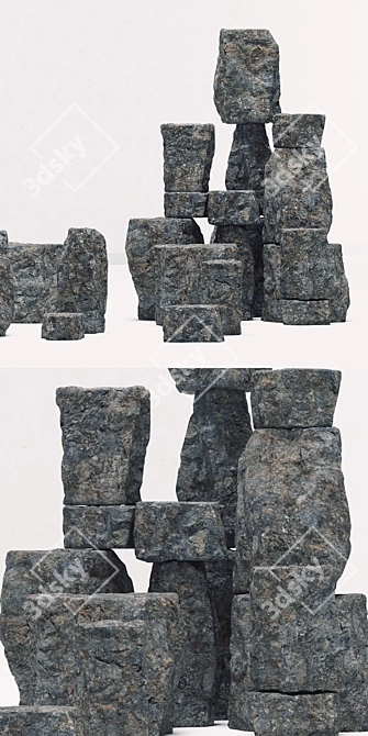 Rockstone: High-Quality 3D Textured Polygon 3D model image 2