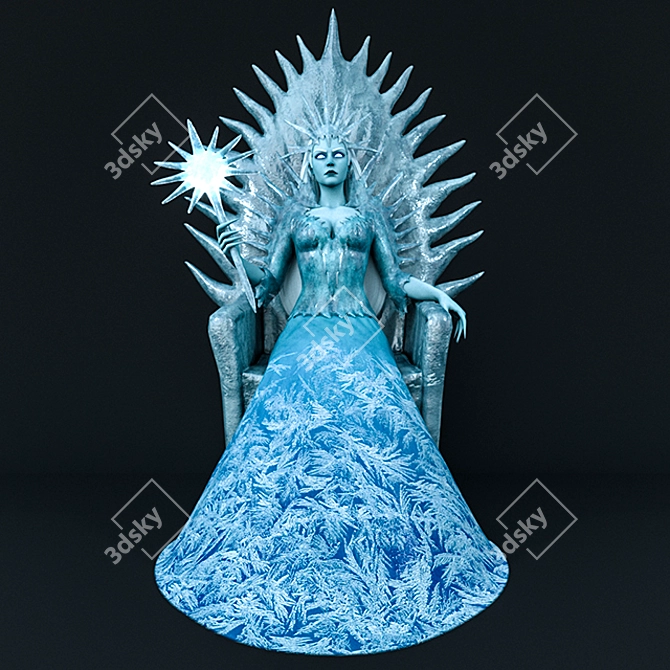 Frozen Fairy Tale Queen 3D model image 1