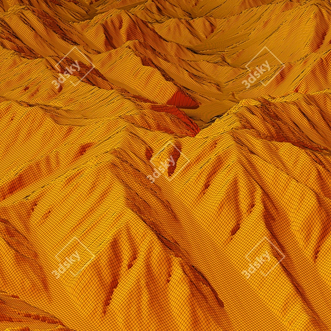 Canyon Scenic Landscape 3D model image 3