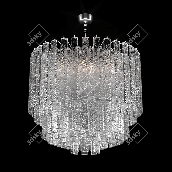 Murano Charm: 7130 Spagna Chandelier 3D model image 1