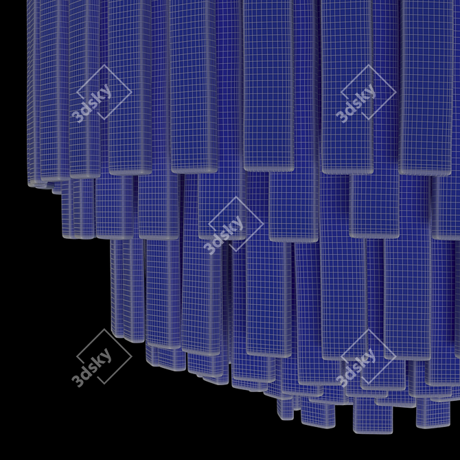 Murano Charm: 7130 Spagna Chandelier 3D model image 3