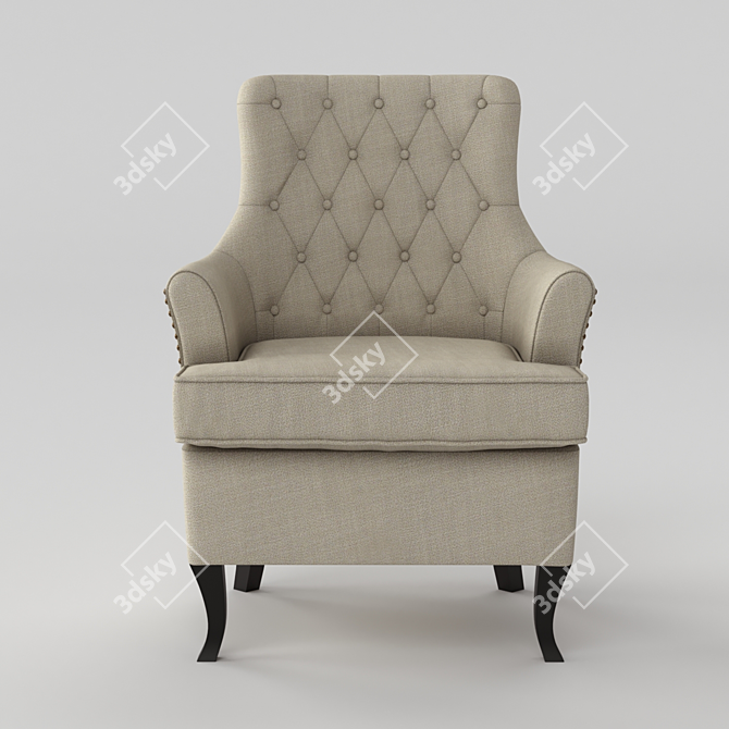 Modern Genesis Armchair 3D model image 2