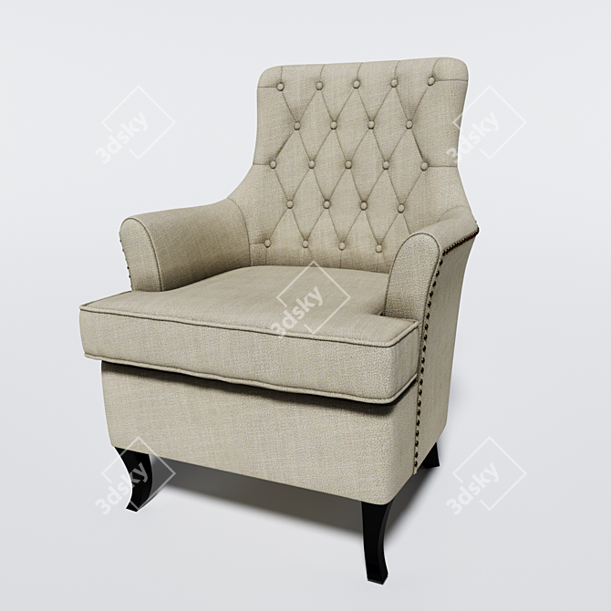Modern Genesis Armchair 3D model image 3