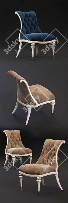 Carleton Chair: Elegant and Versatile 3D model image 3