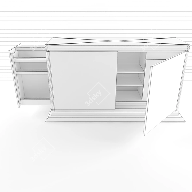 Smania Harrys Bar: Italian Craftsmanship at Your Service! 3D model image 3
