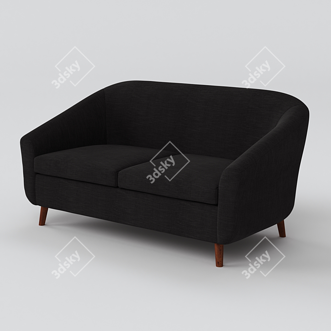 Modern Garda Sofa, 1500x720x720 3D model image 3