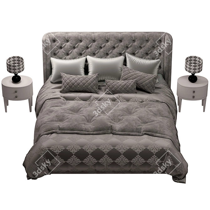 Fratelli Barri Roma Bed Set 3D model image 3