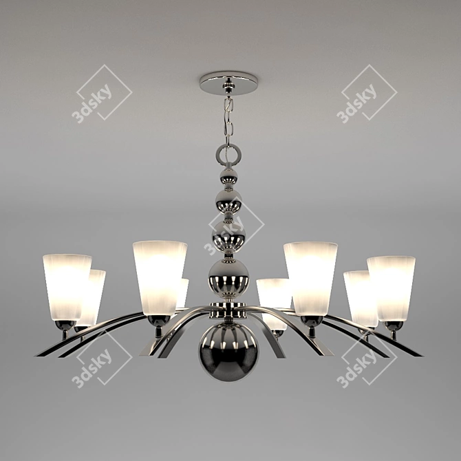 Elegant Hinkley Zelda Chandelier 3D model image 1