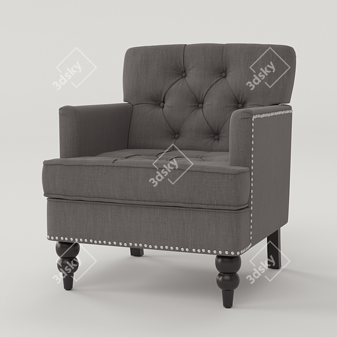 Breithaup Arm Chair 3D model image 1