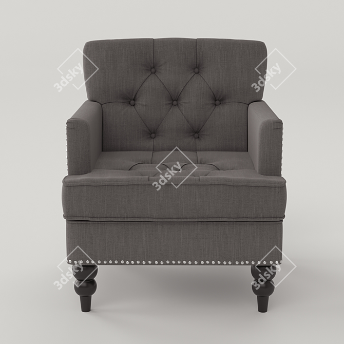 Breithaup Arm Chair 3D model image 2