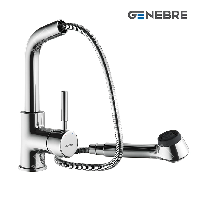 GENEBRE TAU Kitchen Mixer 3D model image 1