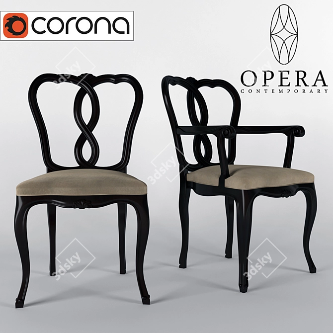 Opera Contemporary: Elegant Italian Luxury 3D model image 1