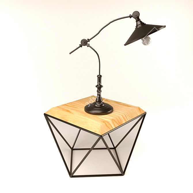 Minimalist Loft Set 3D model image 1
