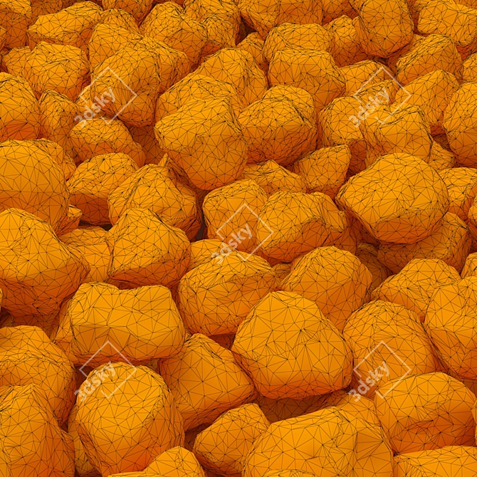 Rockstone: High-Quality 3D Polygon Mesh 3D model image 3